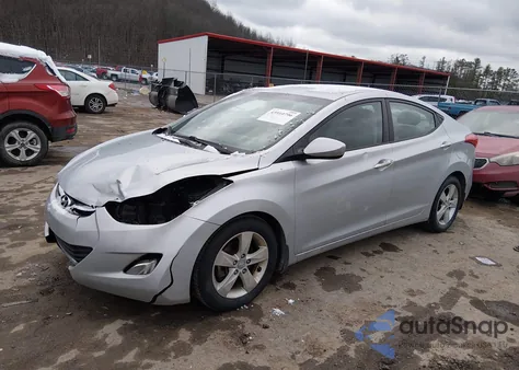 2013 Hyundai Elantra Gls/Limited from USA, damaged, VIN 5NPDH4AE0DH169942